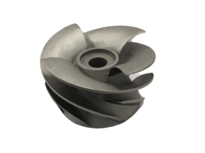 The impeller can also be cast in a short delivery time by making a sand mold with a 3D printer.
