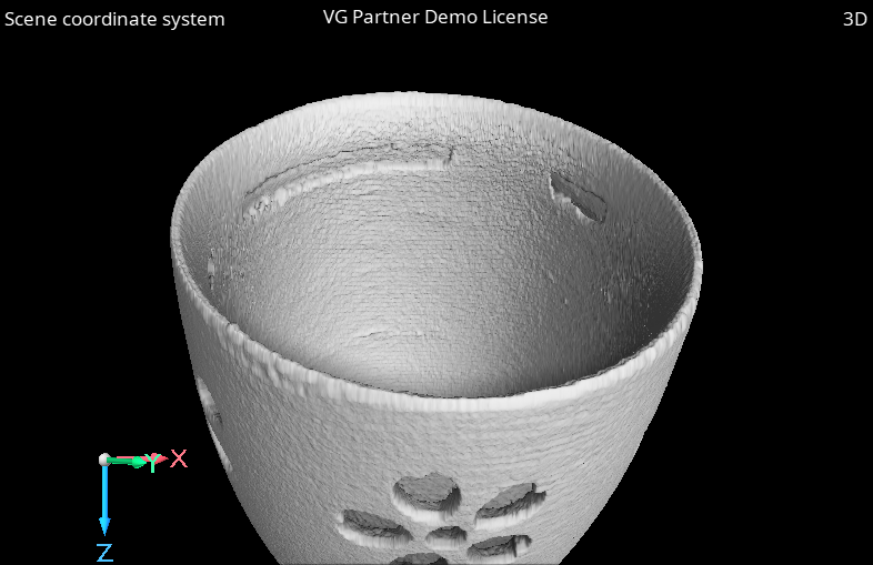Sample CT Scan: Cup, Empty